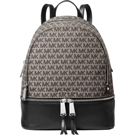 michael kors kim studded medium backpack|signature rhea zip medium backpack.